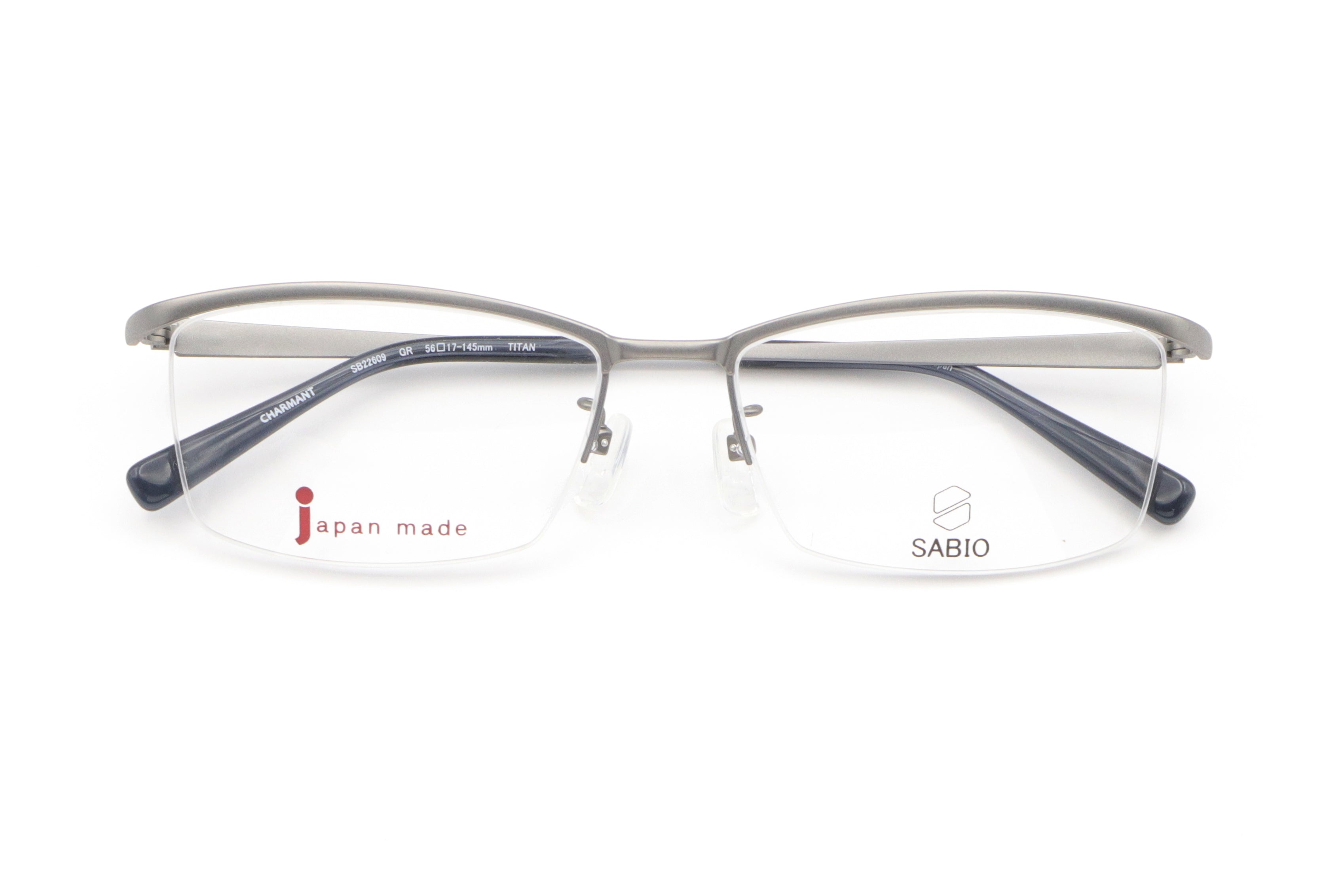 シャルマン SABIO SB22609 C-GR メガネ フレーム 度付き対応可