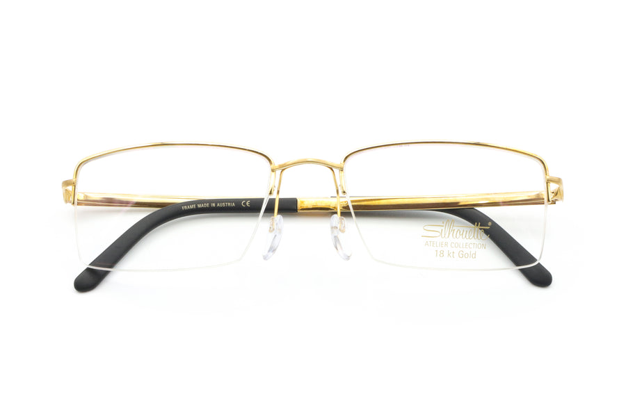 1000円スタート 眼鏡 K18フレーム 総重量約29.2g frontosa