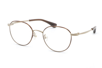 999.9(フォーナインズ) S-763T-3659ピンクブラウンデミ/ゴールドマット(47)