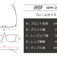 999.9(フォーナインズ) NPM-206-8802クリスタルスモーク/シルバー(49)